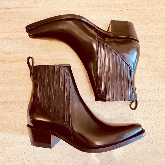 VALENTINO Calfskin Ranch Ankle Boots - NWOT - Picture 10 of 11